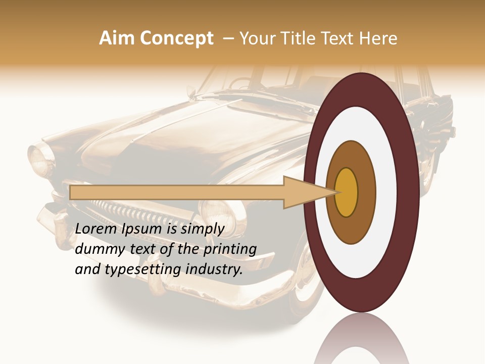 Wheels Cabriolet Transportation PowerPoint Template