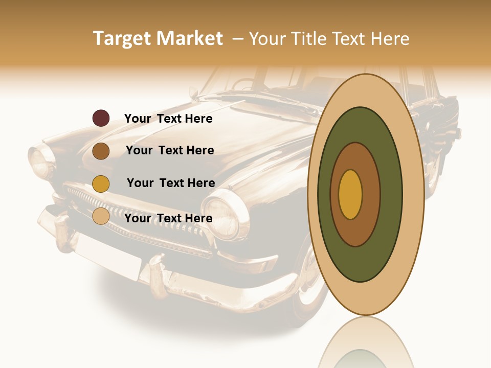 Wheels Cabriolet Transportation PowerPoint Template