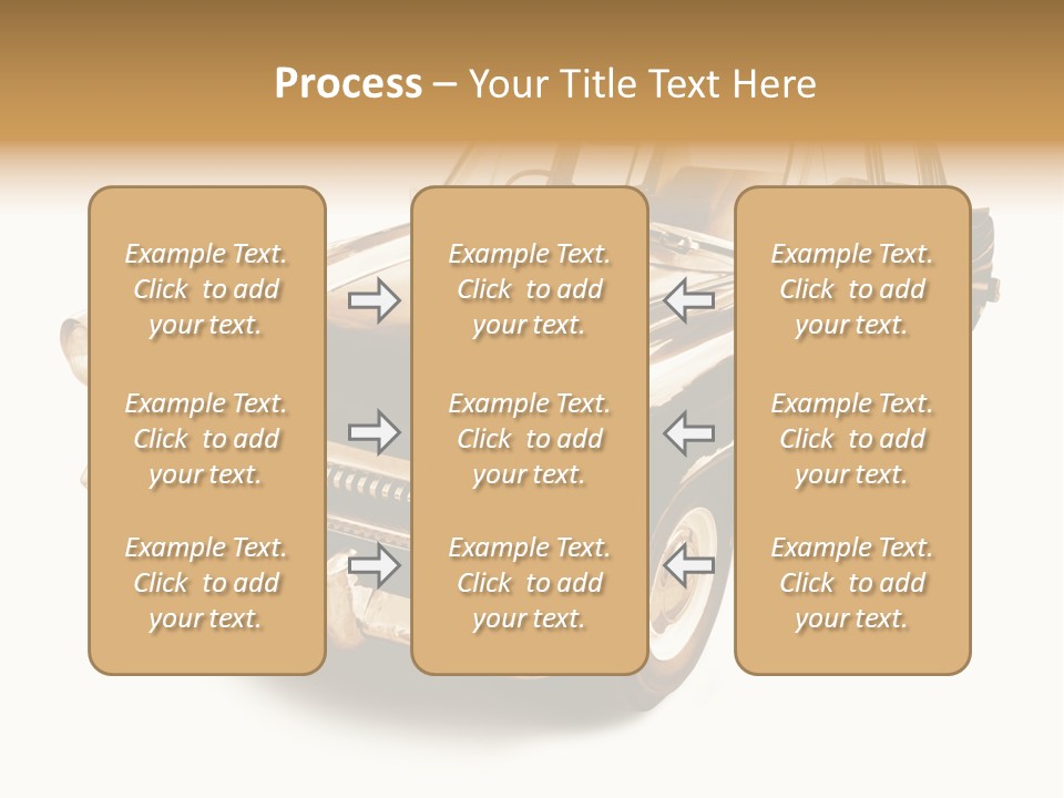 Wheels Cabriolet Transportation PowerPoint Template