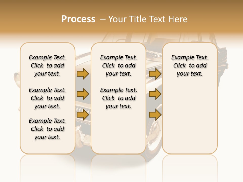 Wheels Cabriolet Transportation PowerPoint Template