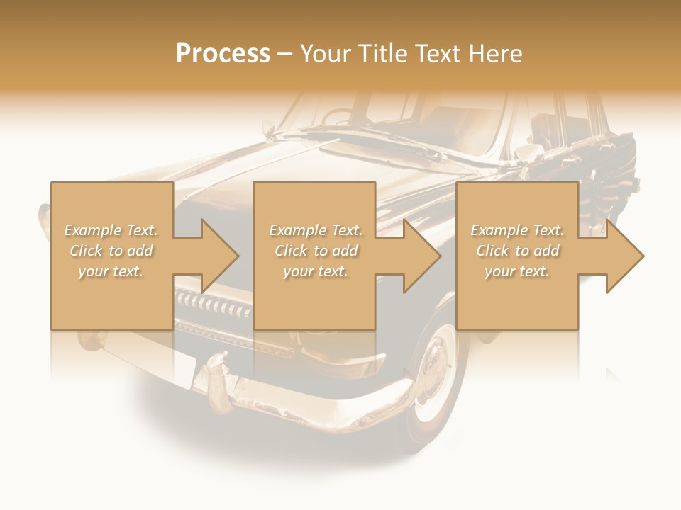 Wheels Cabriolet Transportation PowerPoint Template