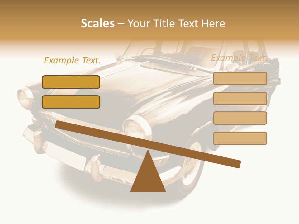 Wheels Cabriolet Transportation PowerPoint Template