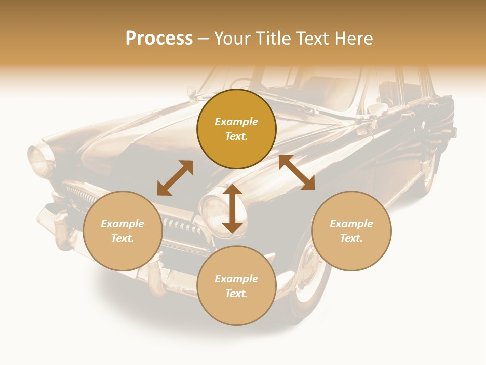 Wheels Cabriolet Transportation PowerPoint Template