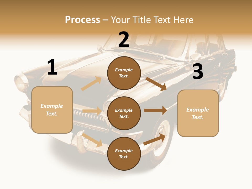 Wheels Cabriolet Transportation PowerPoint Template
