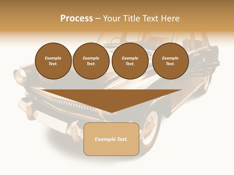 Wheels Cabriolet Transportation PowerPoint Template