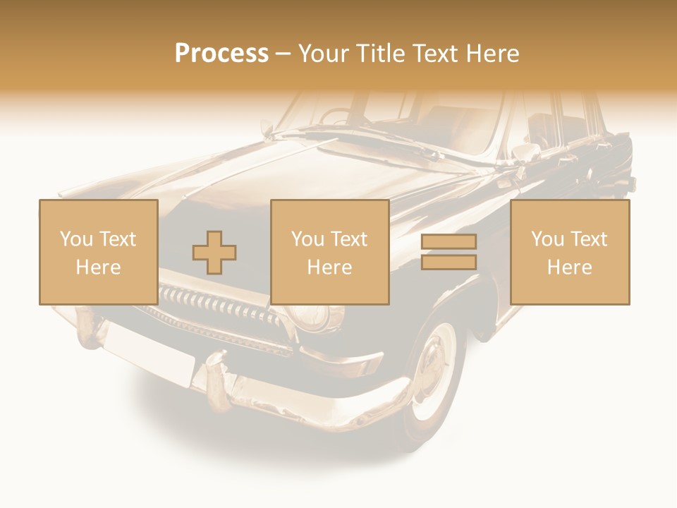 Wheels Cabriolet Transportation PowerPoint Template