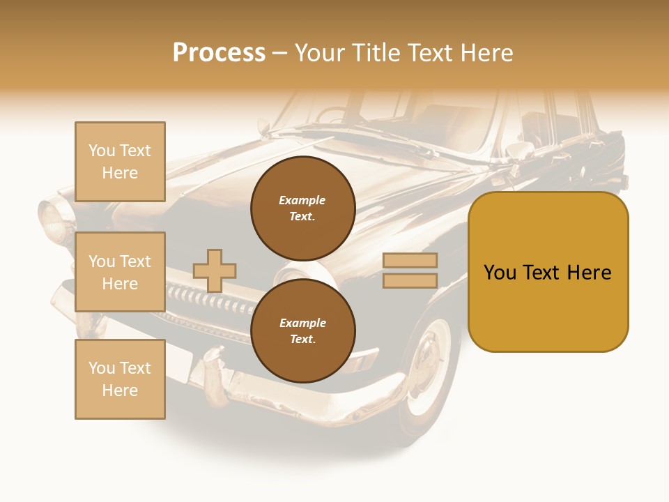 Wheels Cabriolet Transportation PowerPoint Template
