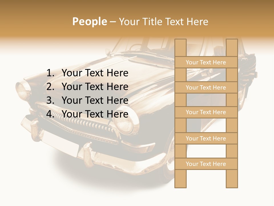 Wheels Cabriolet Transportation PowerPoint Template