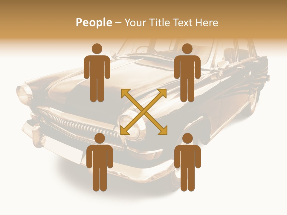 Wheels Cabriolet Transportation PowerPoint Template