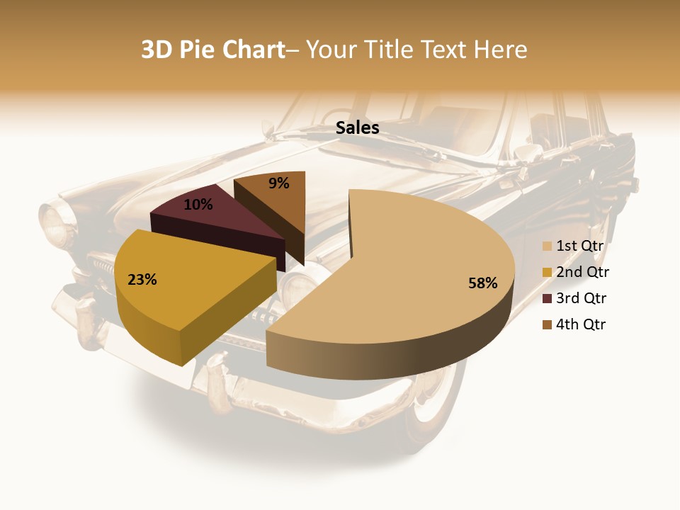 Wheels Cabriolet Transportation PowerPoint Template