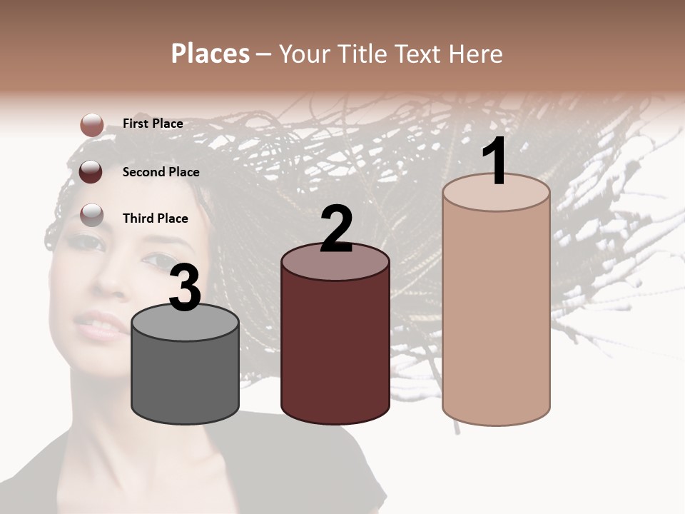 Attractive  Hair PowerPoint Template