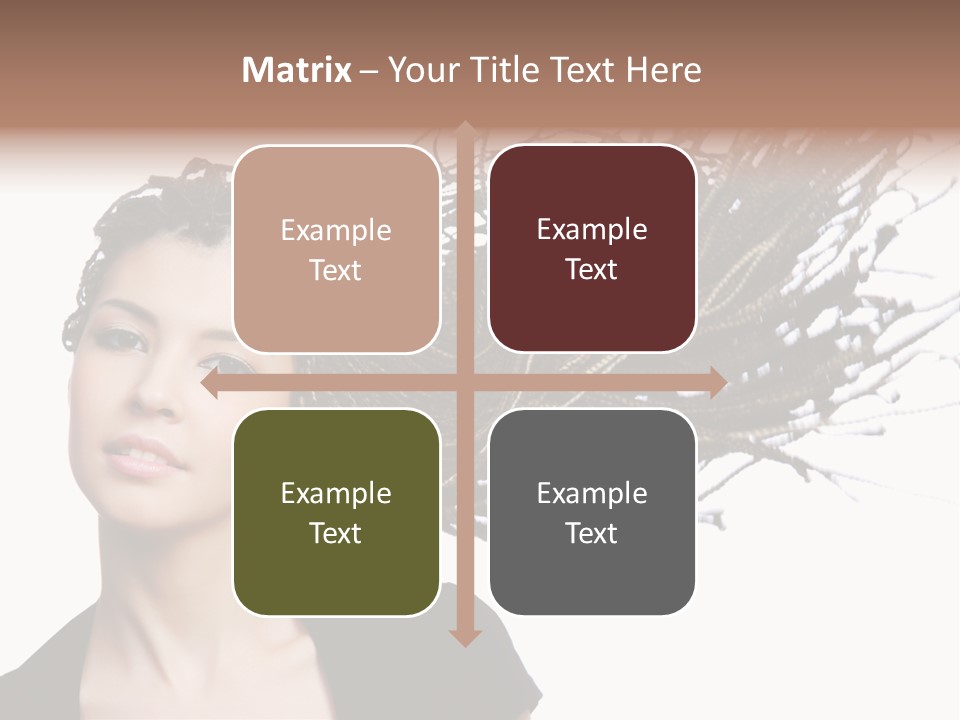 Attractive  Hair PowerPoint Template