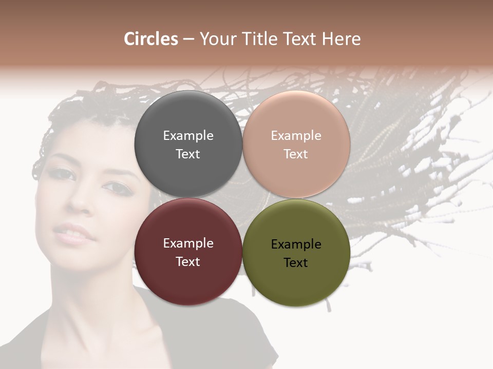 Attractive  Hair PowerPoint Template