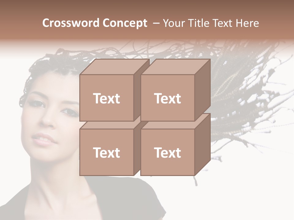 Attractive  Hair PowerPoint Template