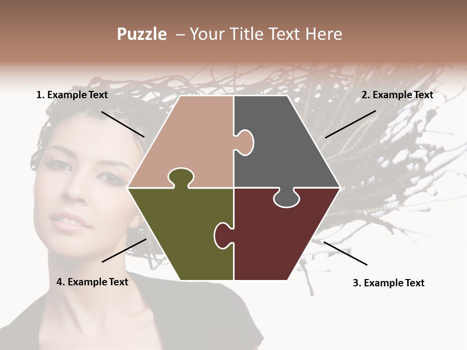 Attractive  Hair PowerPoint Template