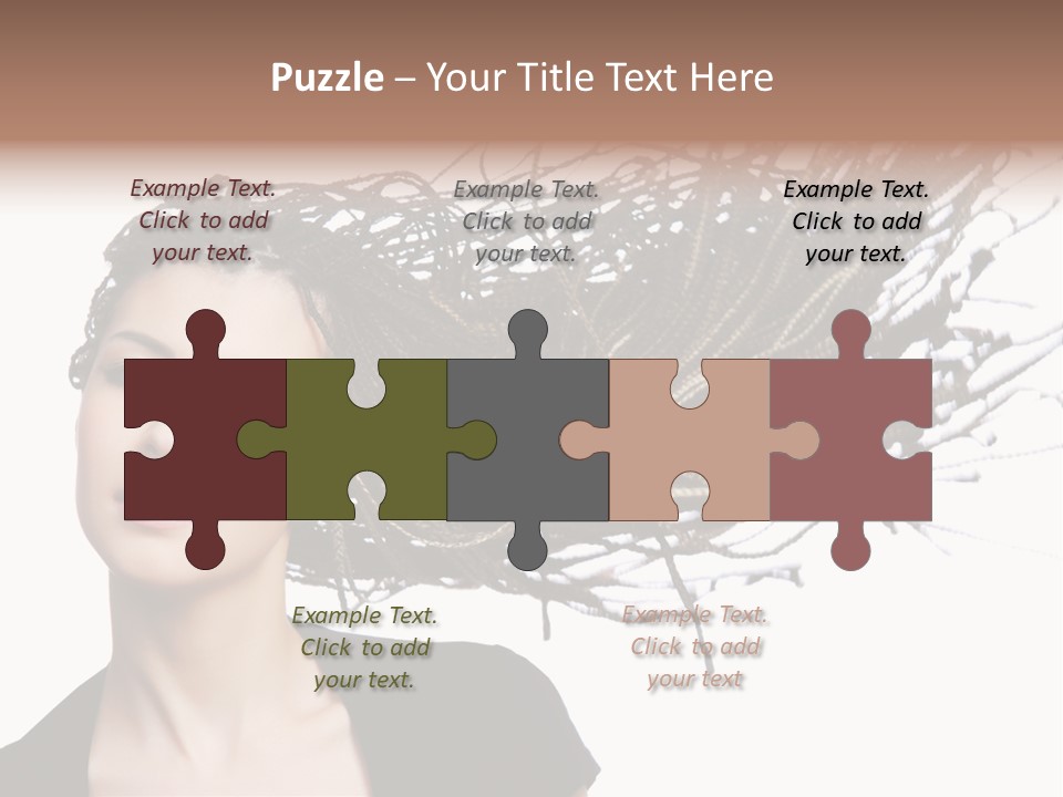 Attractive  Hair PowerPoint Template