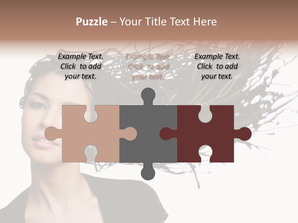 Attractive  Hair PowerPoint Template