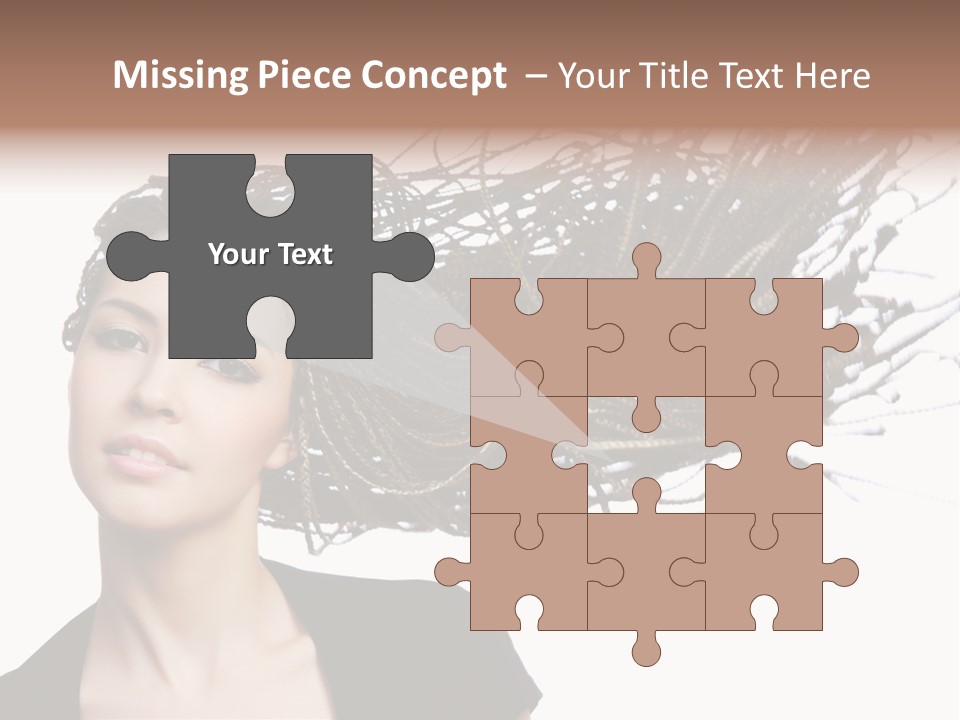 Attractive  Hair PowerPoint Template