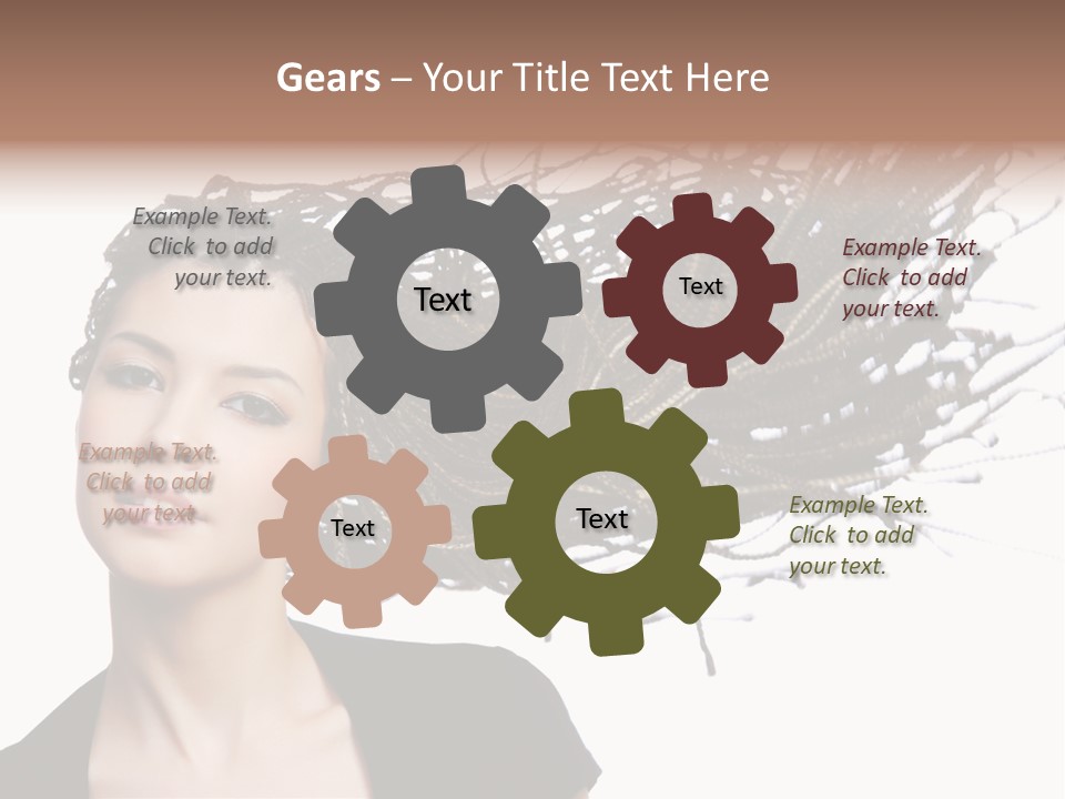 Attractive  Hair PowerPoint Template