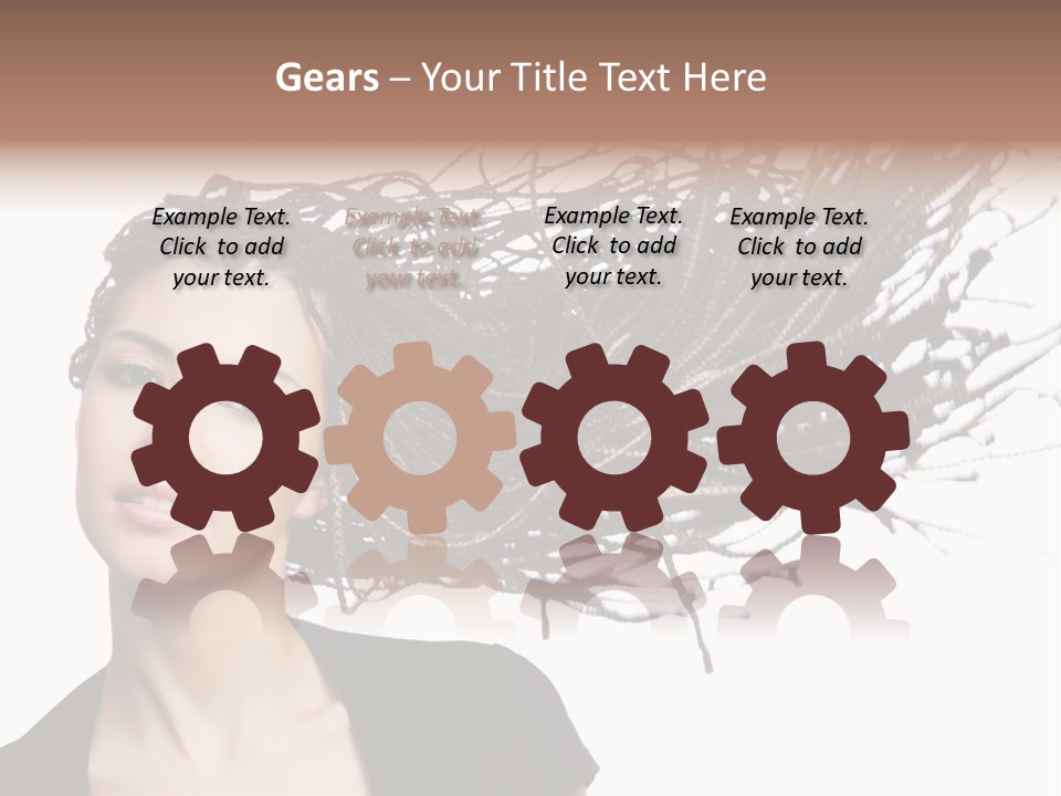 Attractive  Hair PowerPoint Template