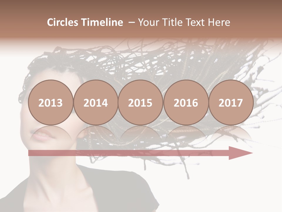 Attractive  Hair PowerPoint Template