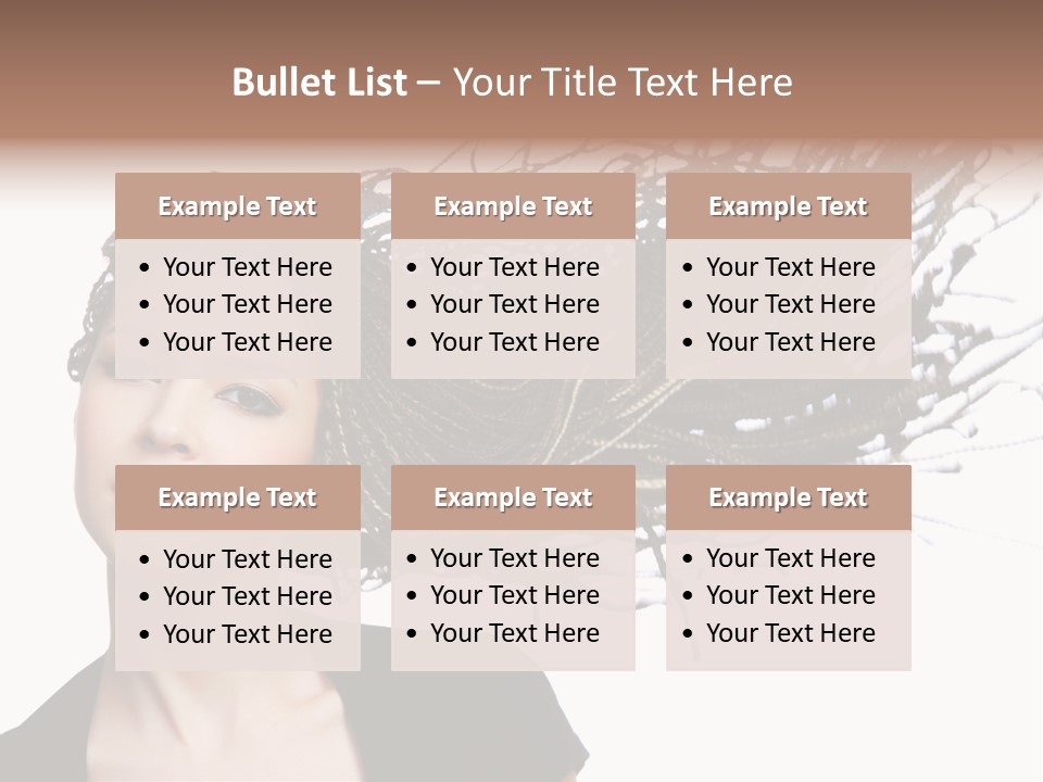 Attractive  Hair PowerPoint Template