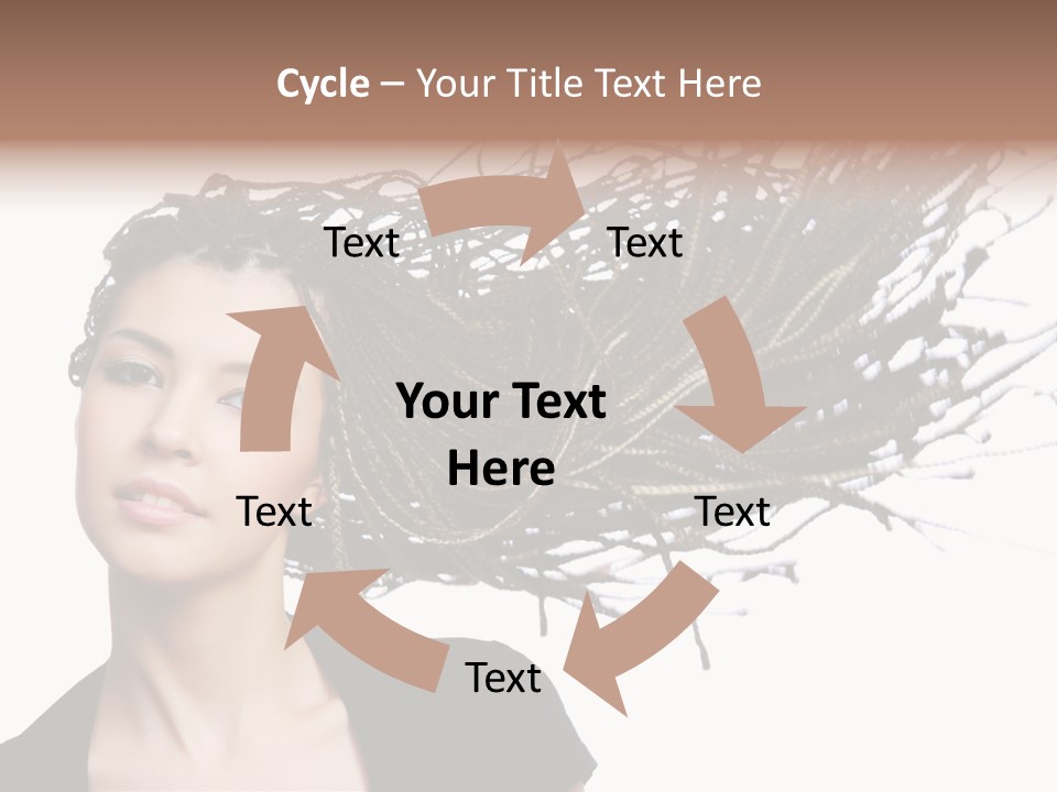 Attractive  Hair PowerPoint Template