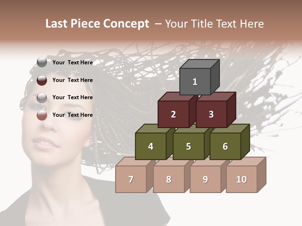 Attractive  Hair PowerPoint Template