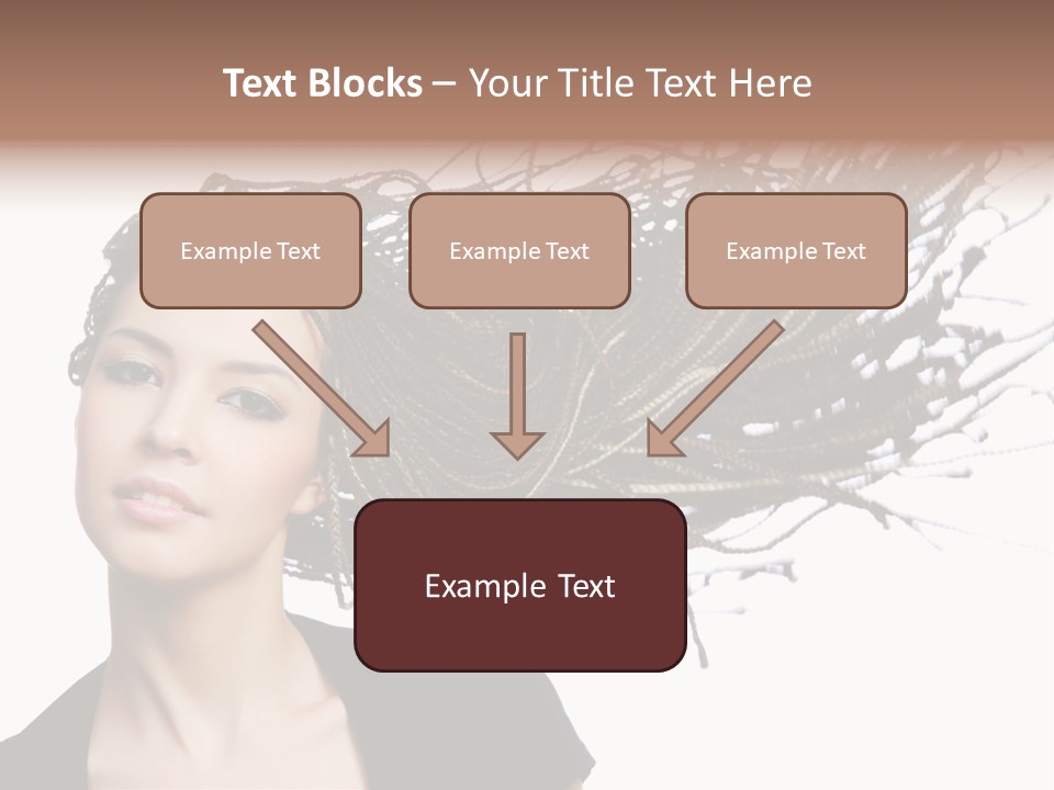 Attractive  Hair PowerPoint Template