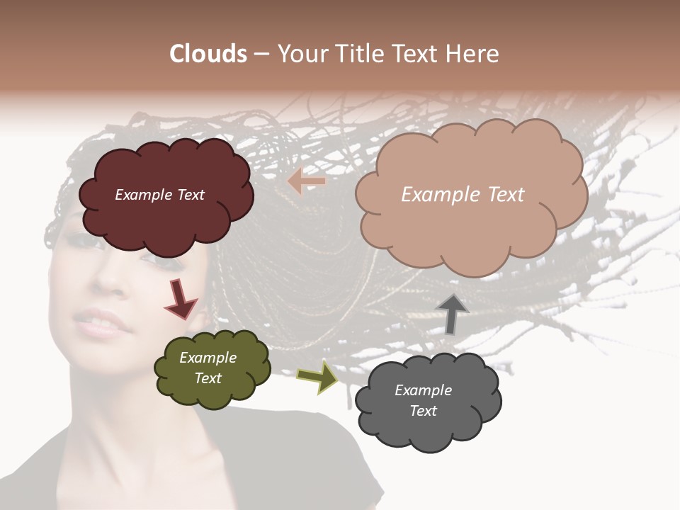 Attractive  Hair PowerPoint Template