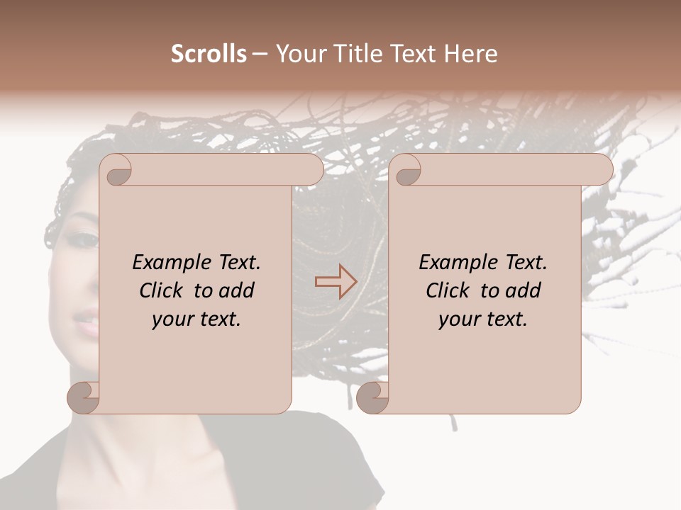 Attractive  Hair PowerPoint Template
