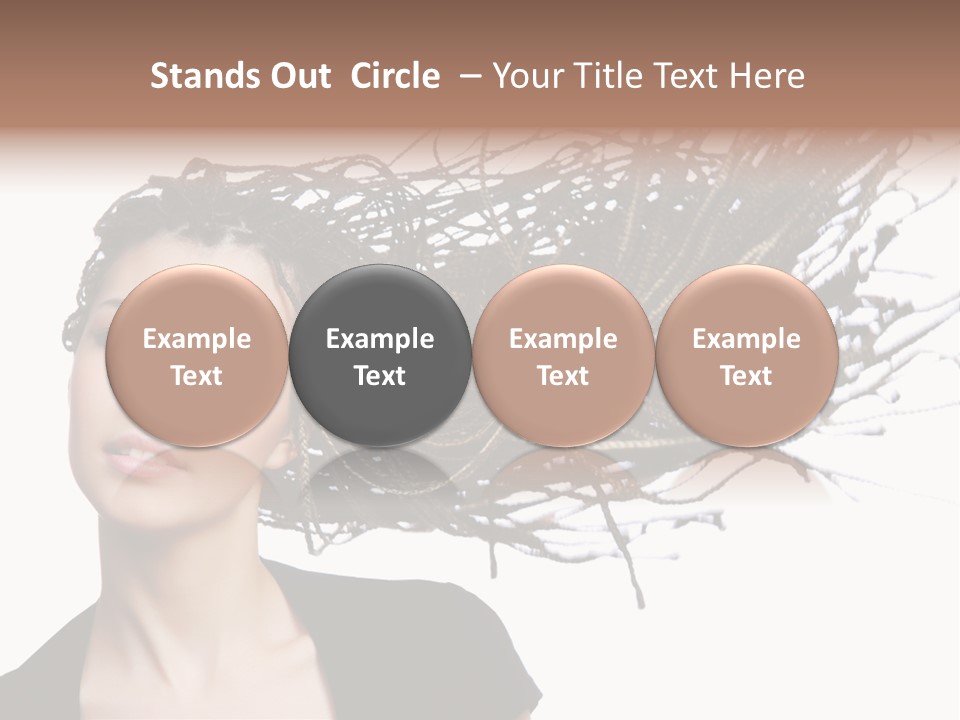 Attractive  Hair PowerPoint Template