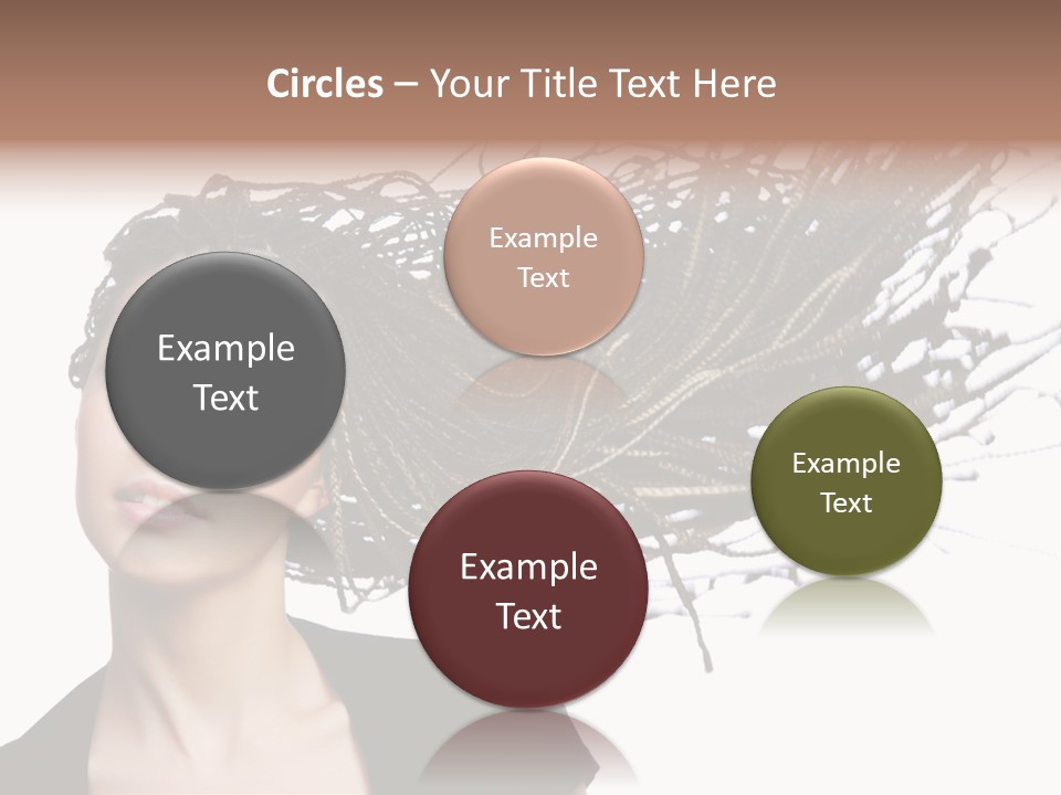 Attractive  Hair PowerPoint Template