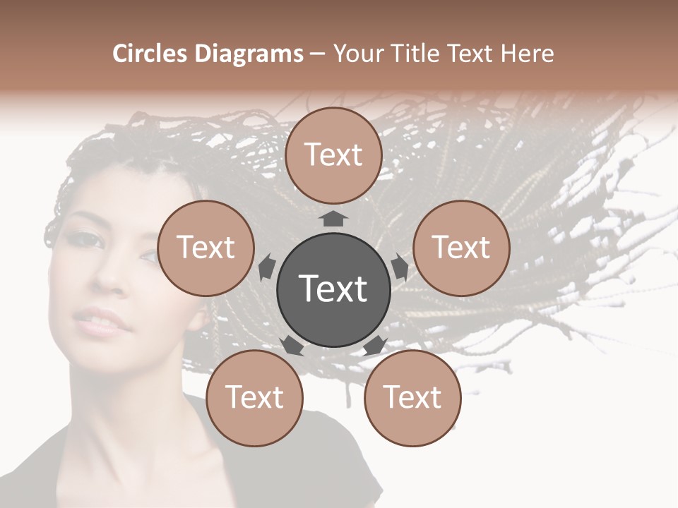 Attractive  Hair PowerPoint Template