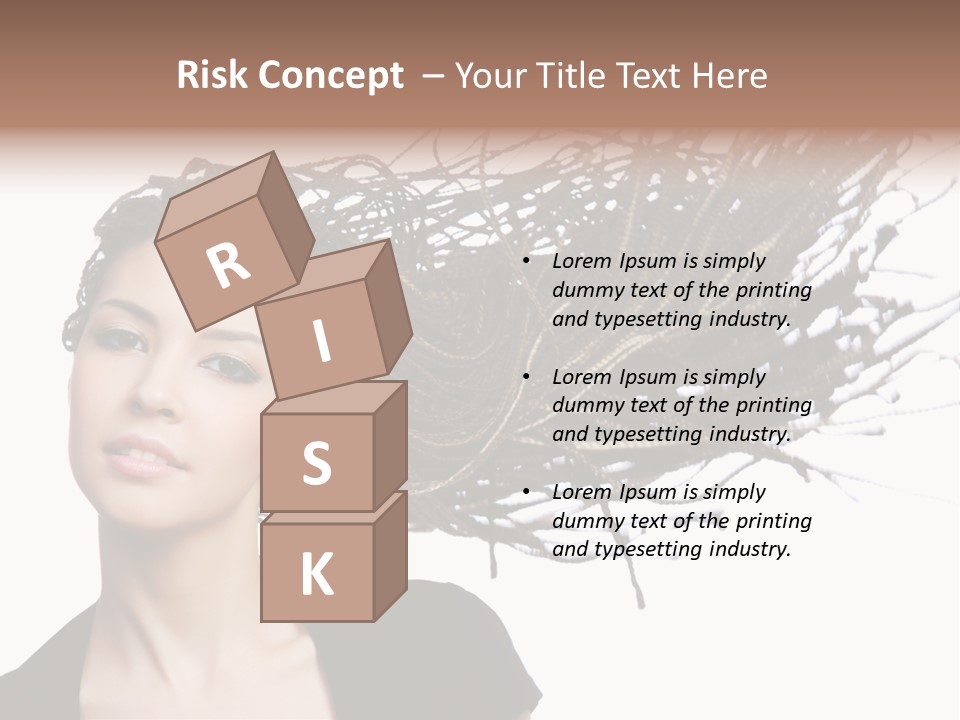 Attractive  Hair PowerPoint Template