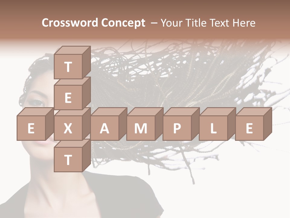 Attractive  Hair PowerPoint Template