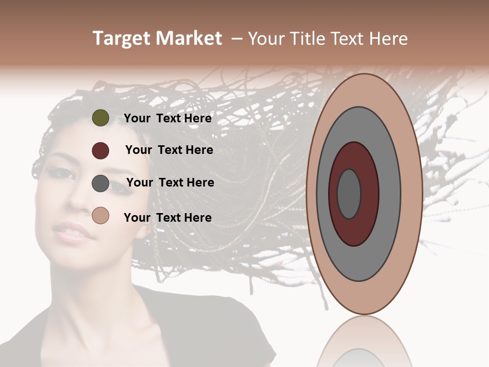 Attractive  Hair PowerPoint Template