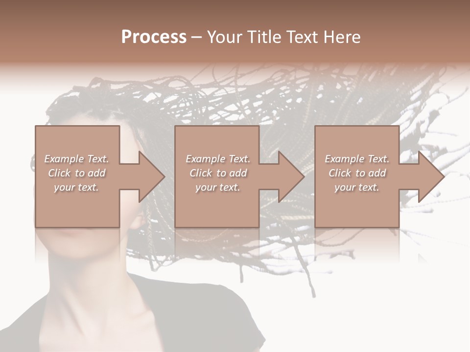 Attractive  Hair PowerPoint Template