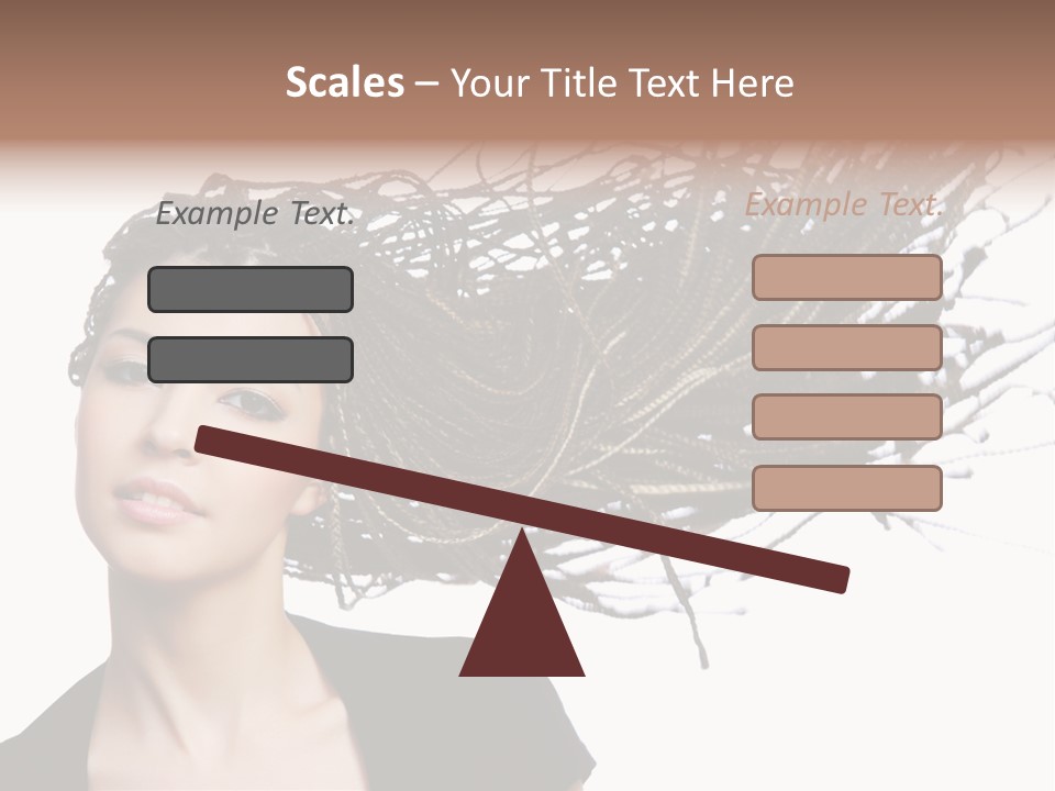 Attractive  Hair PowerPoint Template