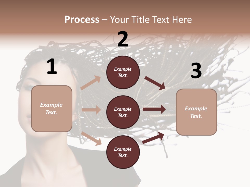 Attractive  Hair PowerPoint Template