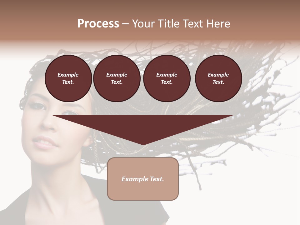 Attractive  Hair PowerPoint Template