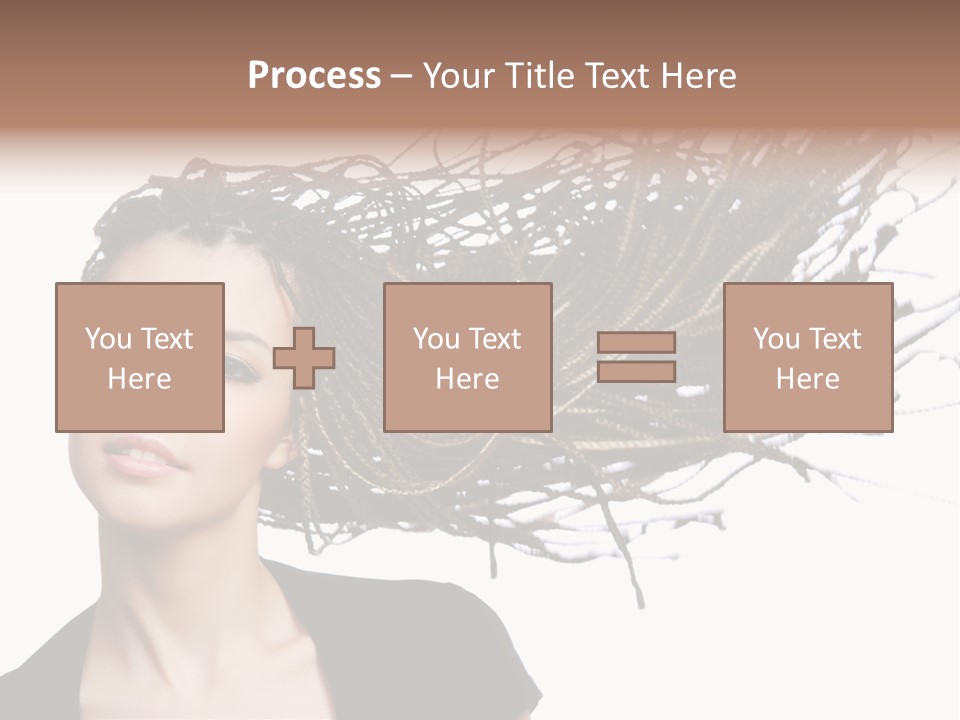 Attractive  Hair PowerPoint Template