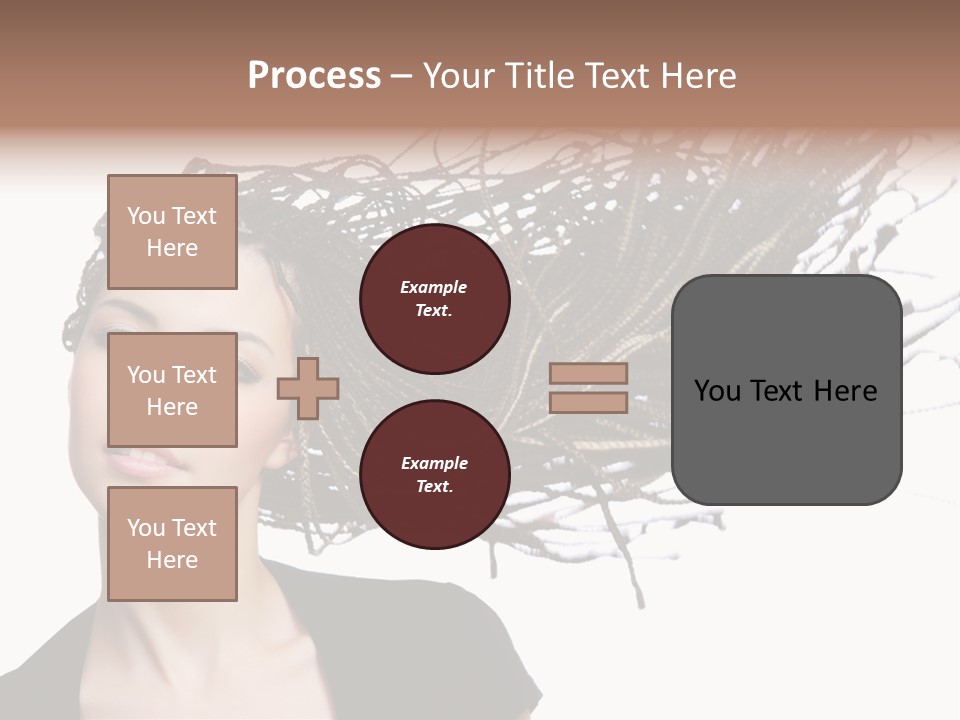 Attractive  Hair PowerPoint Template