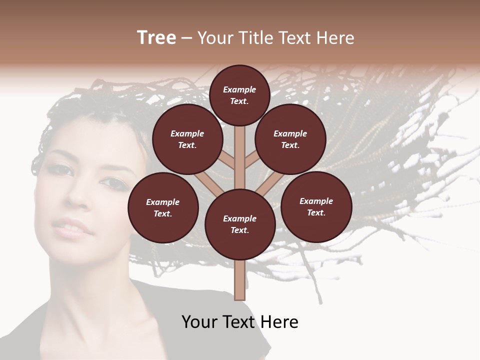 Attractive  Hair PowerPoint Template