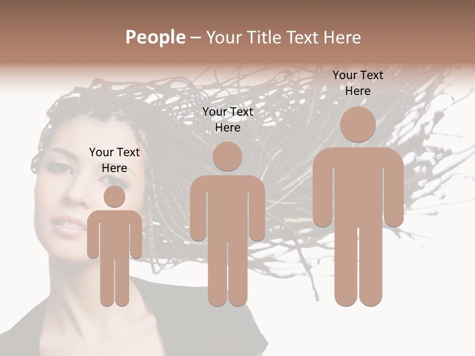 Attractive  Hair PowerPoint Template