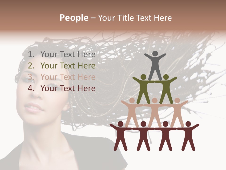 Attractive  Hair PowerPoint Template