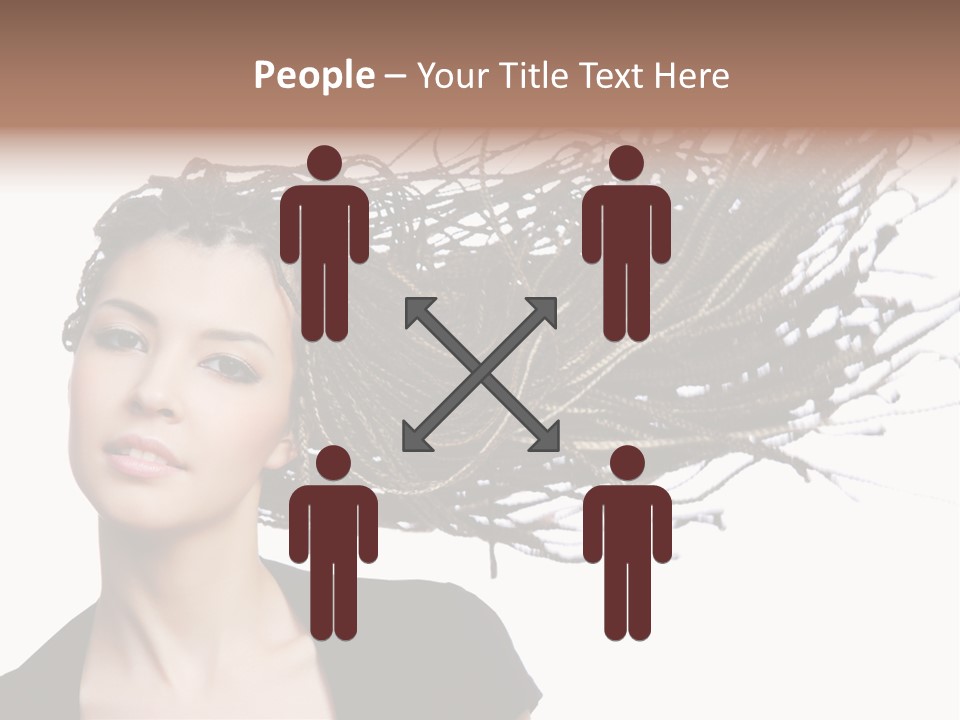 Attractive  Hair PowerPoint Template