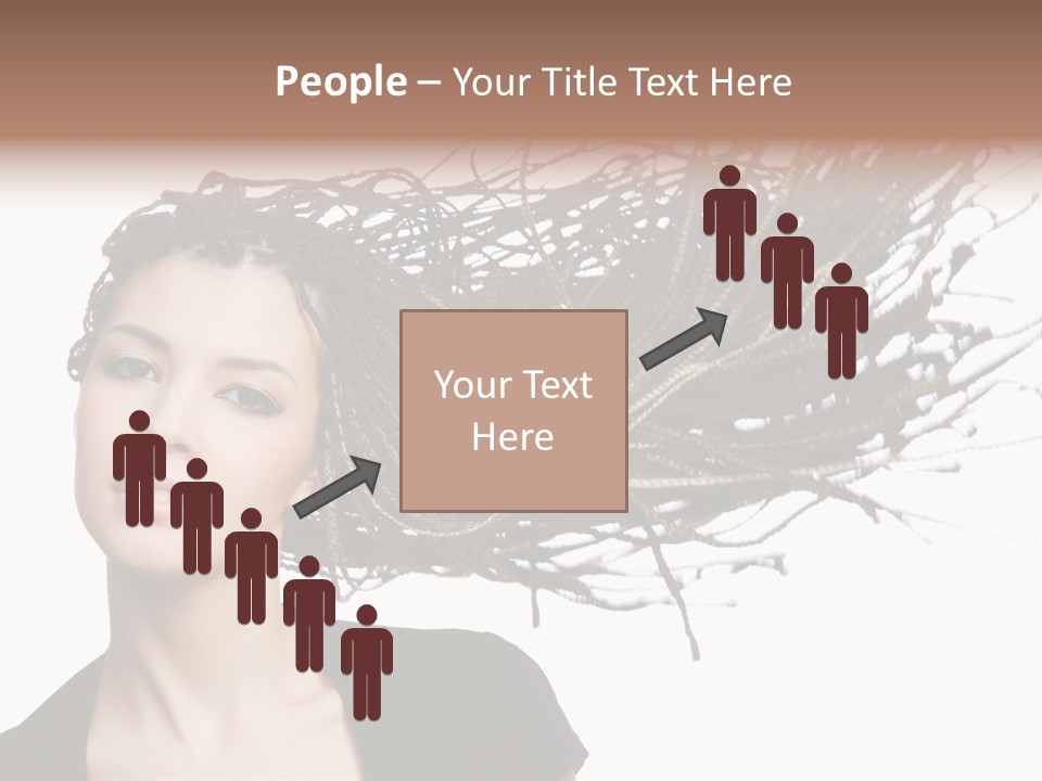 Attractive  Hair PowerPoint Template