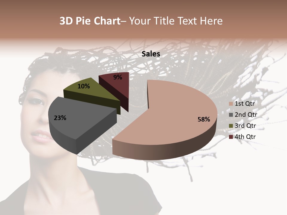 Attractive  Hair PowerPoint Template