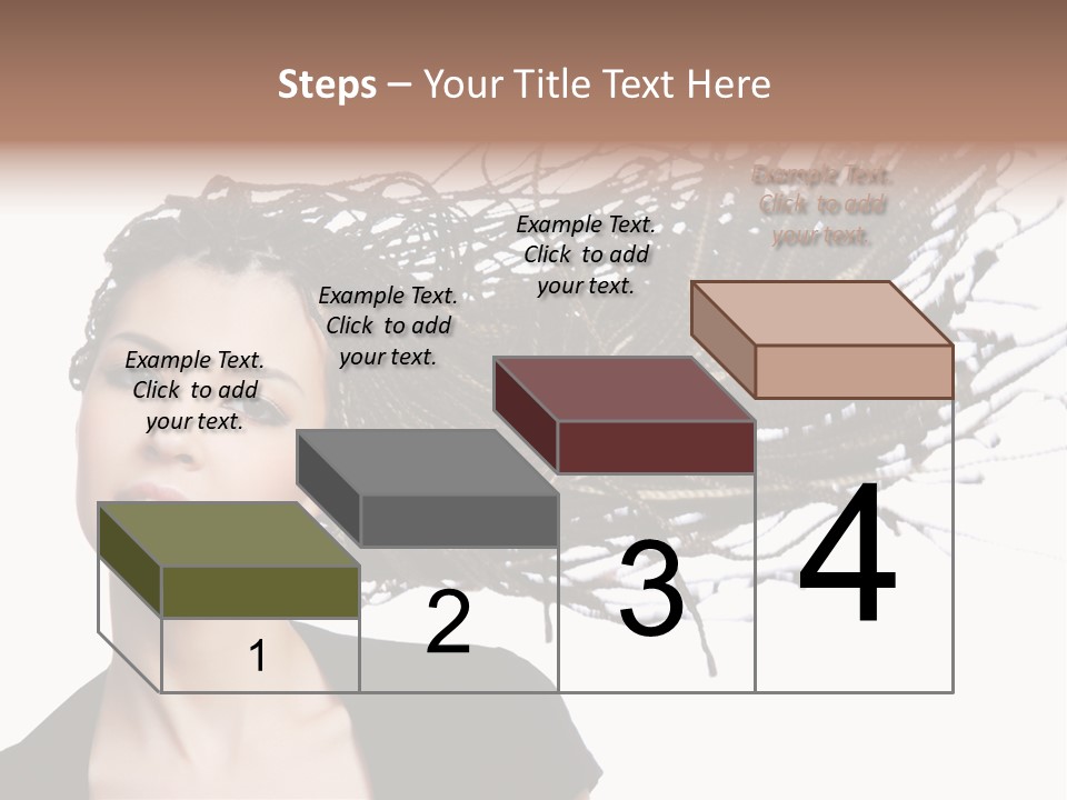 Attractive  Hair PowerPoint Template